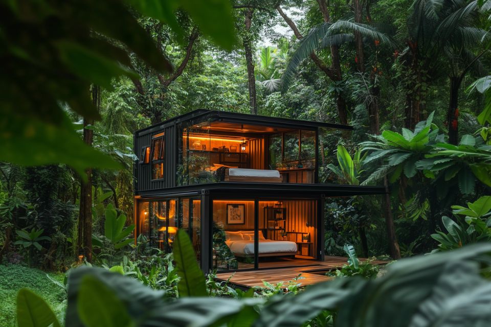 How big is a container home?