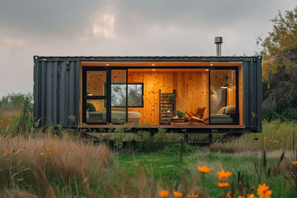 Are container homes fireproof?