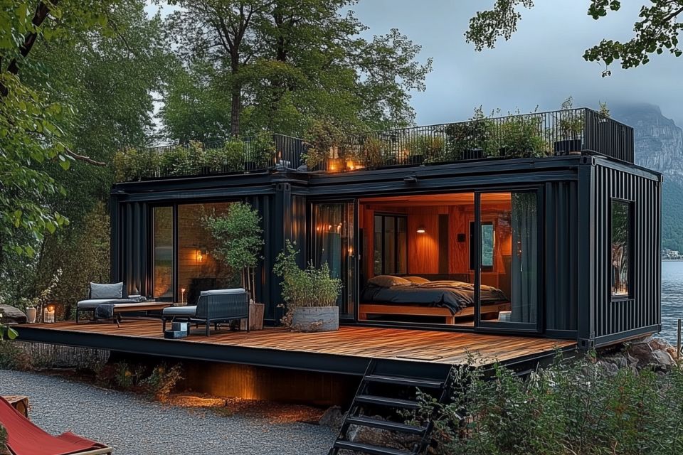 Can I attach a container to my house?
